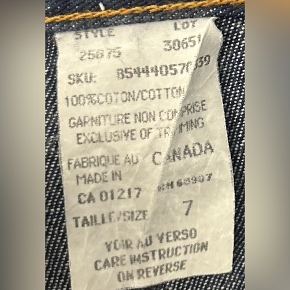 Armor Jeans Dark Wash Flare Leg Size 7 - Picture 3 of 4